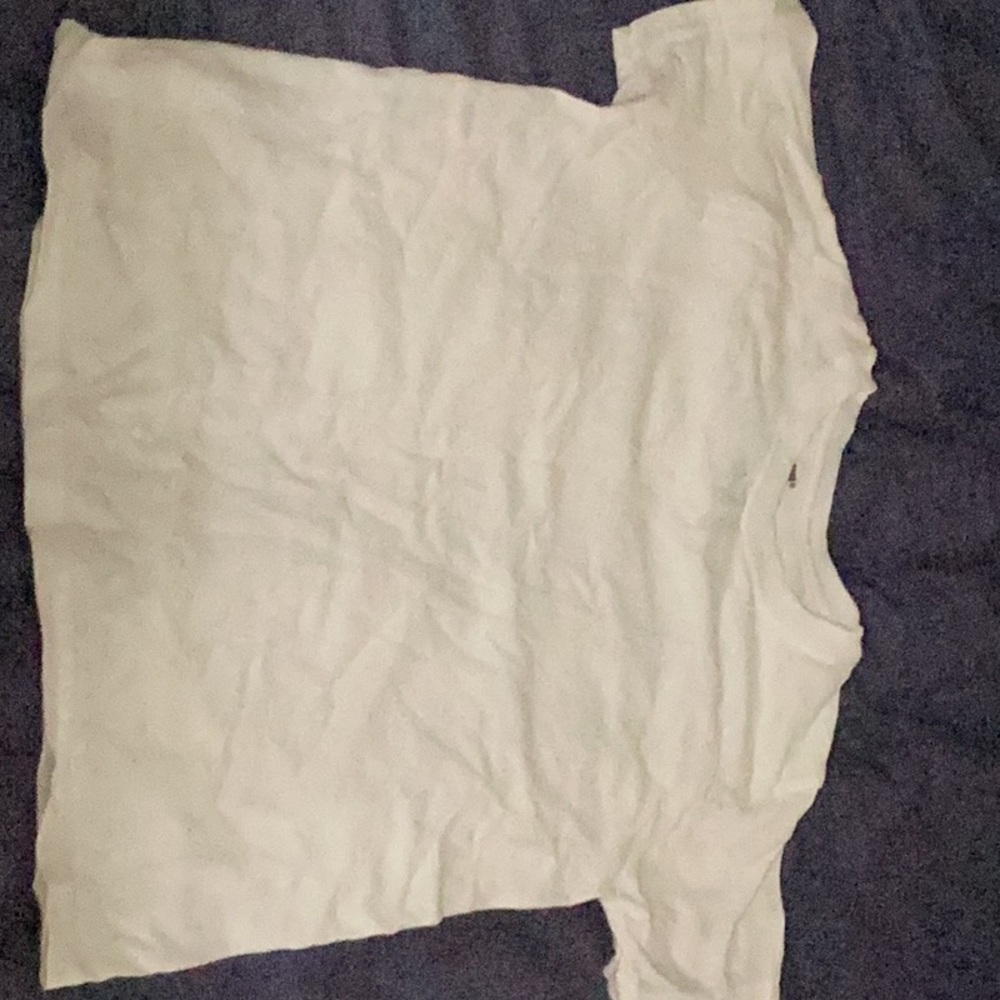 White T-shirt by Hanes